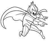 coloriage syndrome le mechant